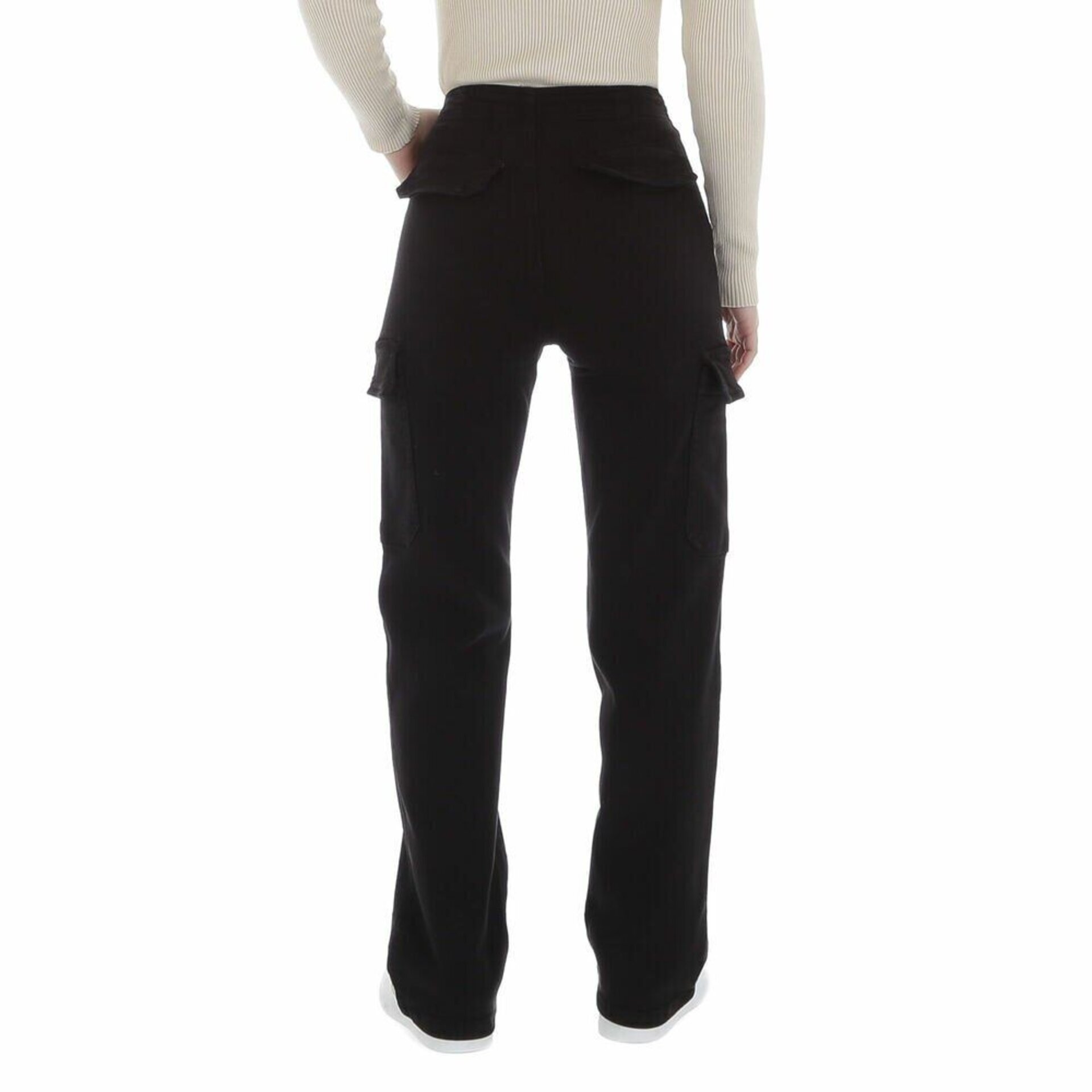 PANTALONES CARGO NEGRO - 3