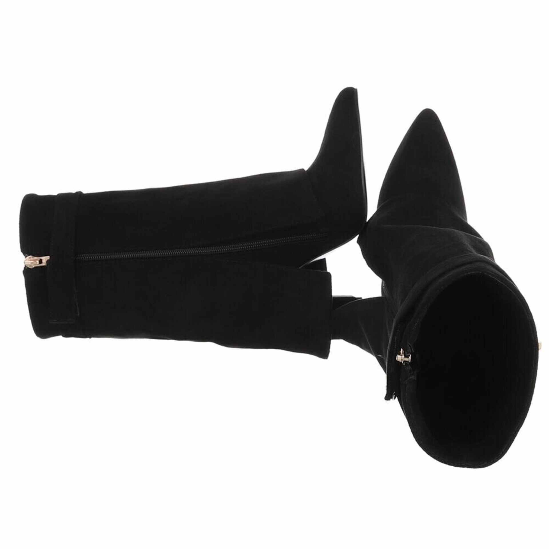 BOTINES POLAINA CORA NEGRO - 5