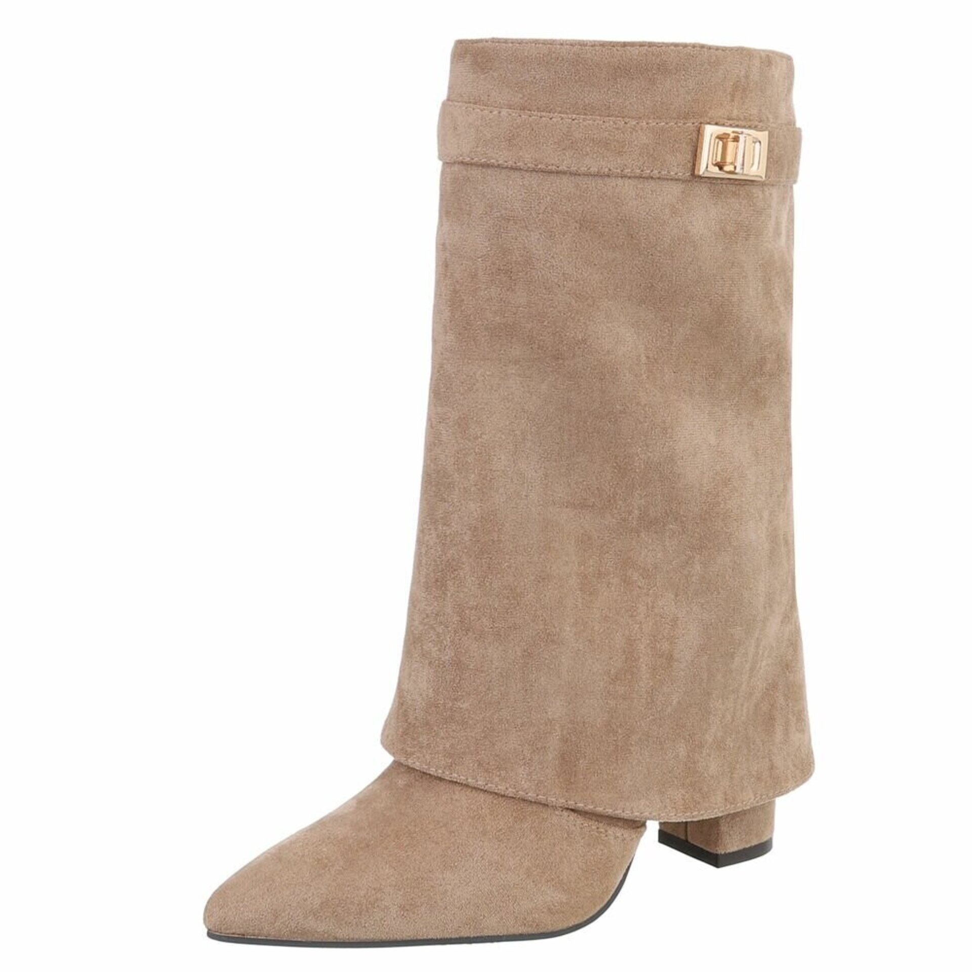 BOTINES TACON CORA CAMEL - 2