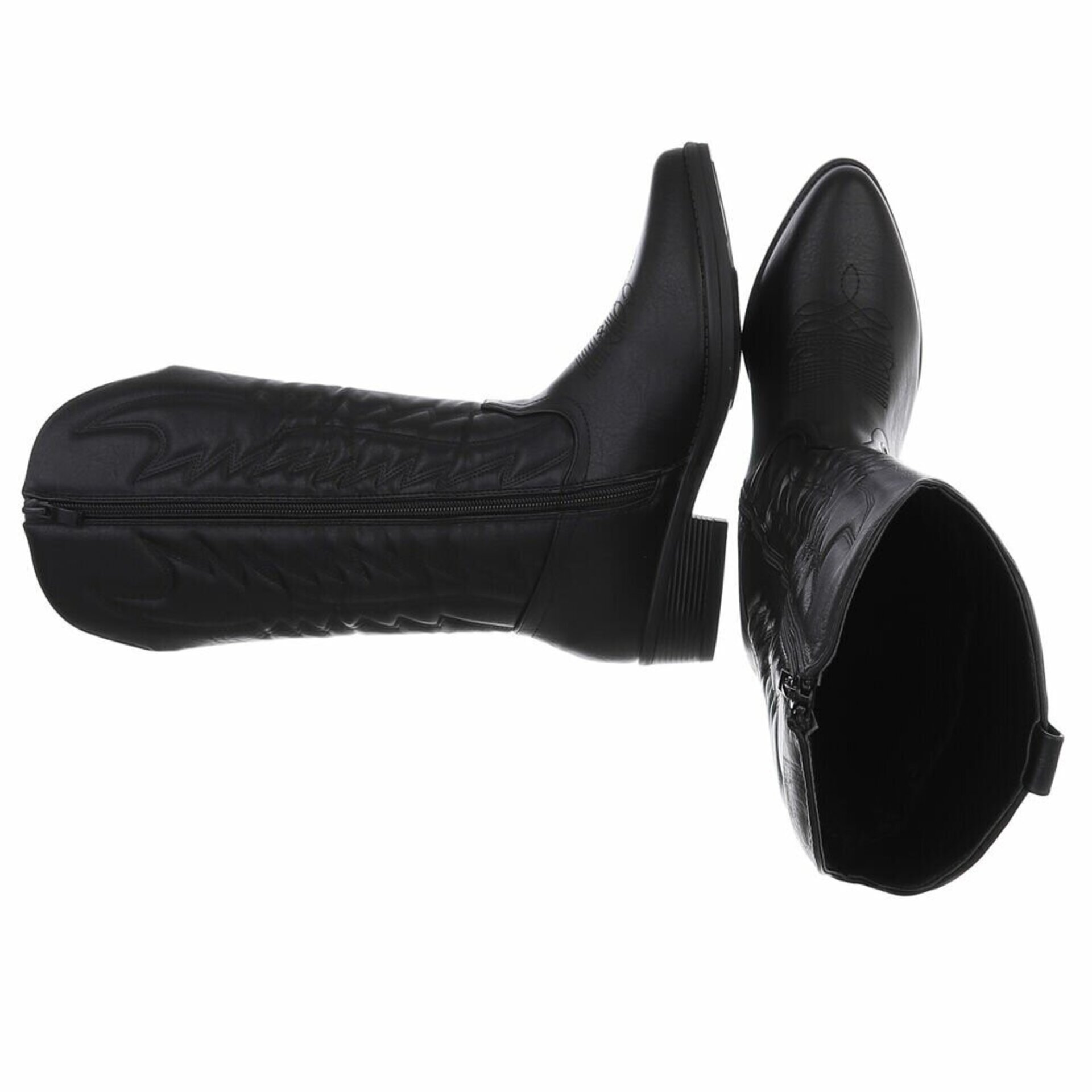 BOTAS COWBOY BIKER NEGRAS - 4