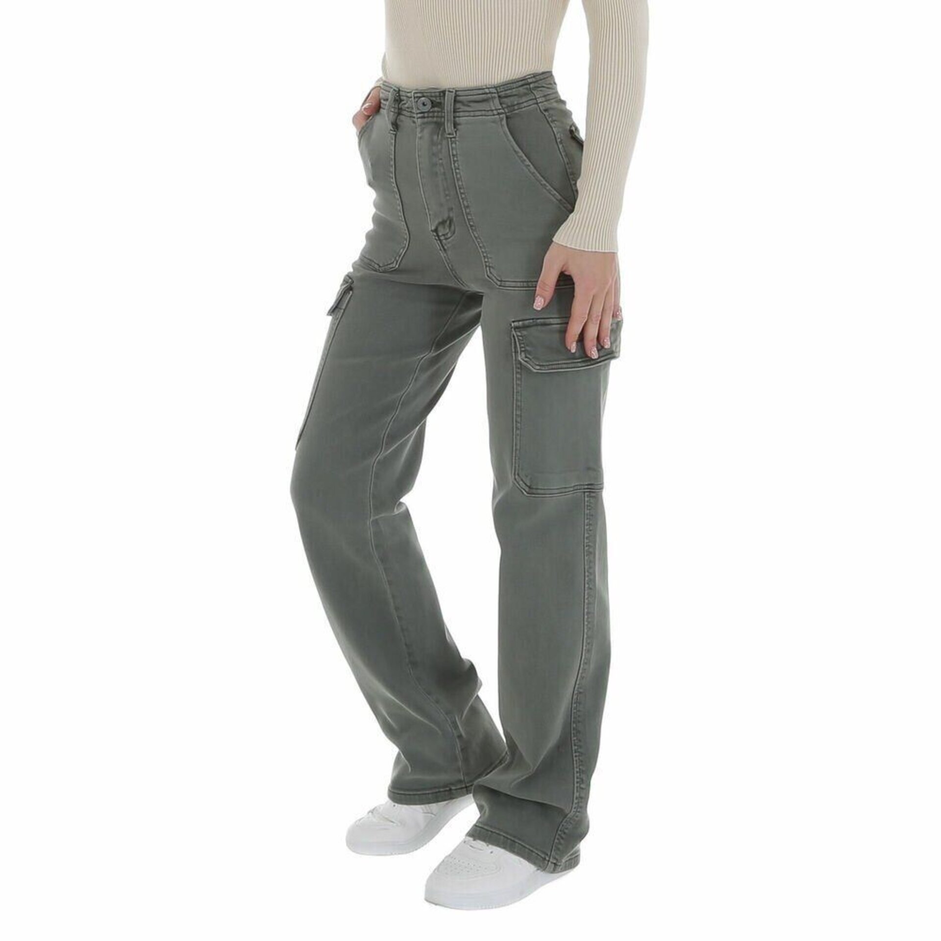 JEANS CARGO MILITAR T168-4 - 2