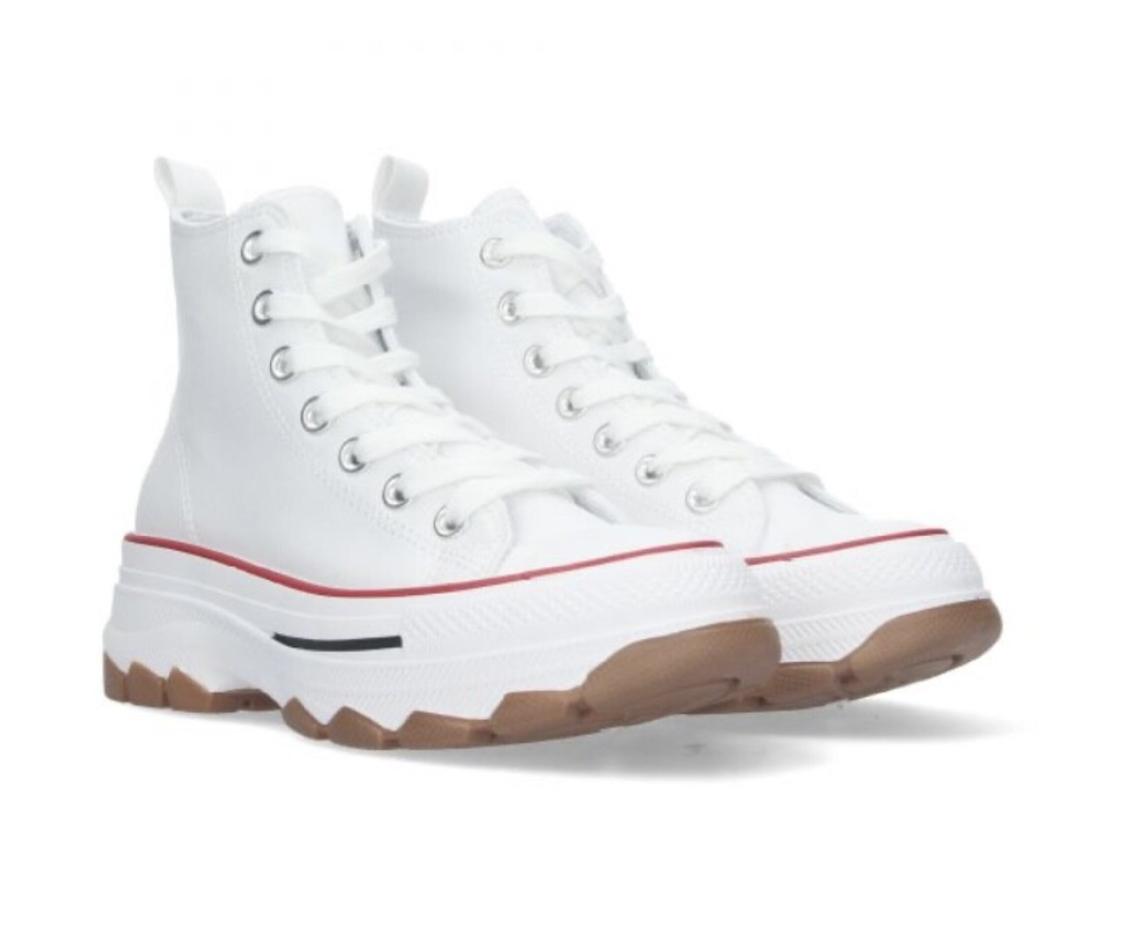 Zapatillas abotinadas Blancas - 1