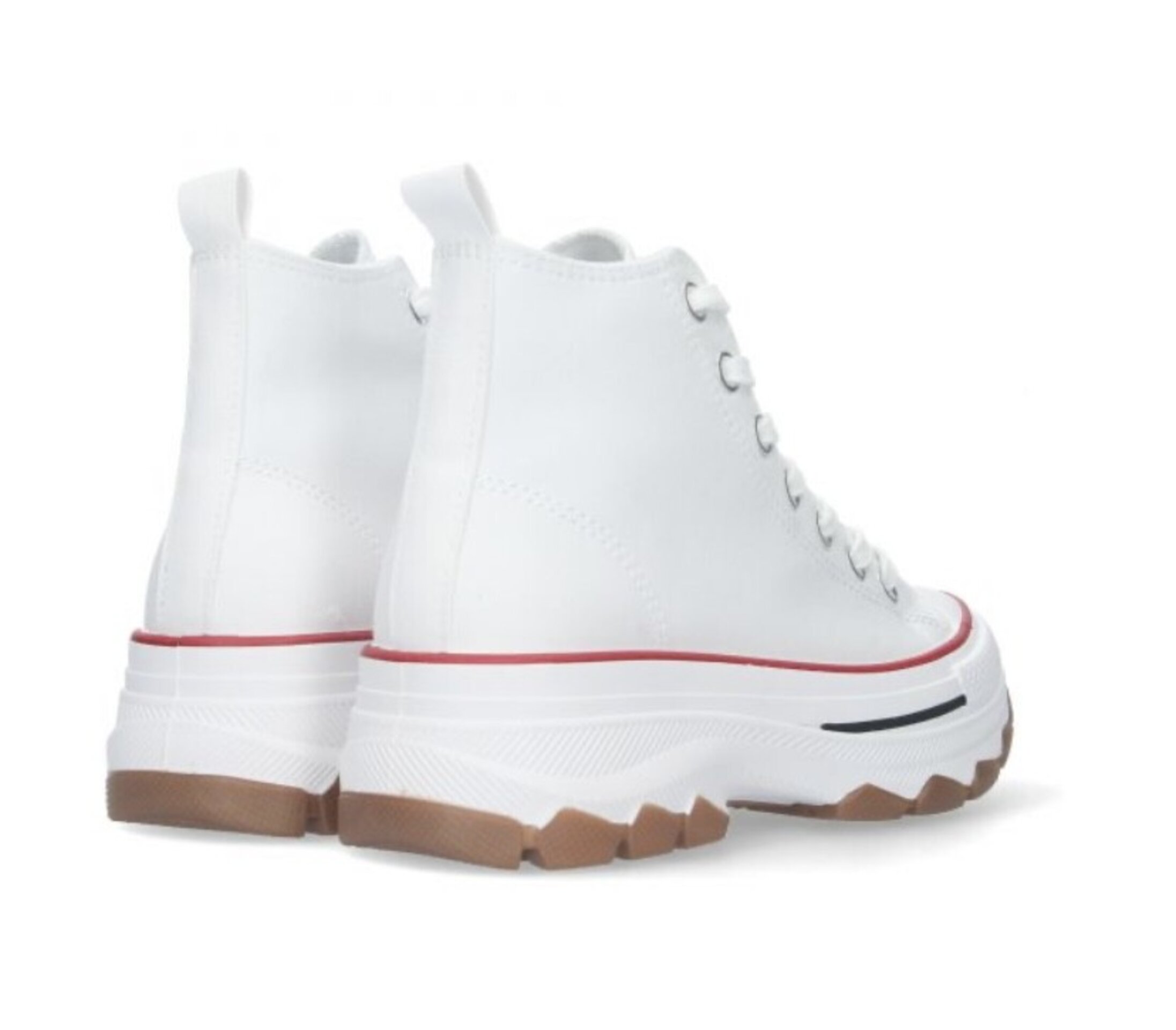 Zapatillas abotinadas Blancas - 5