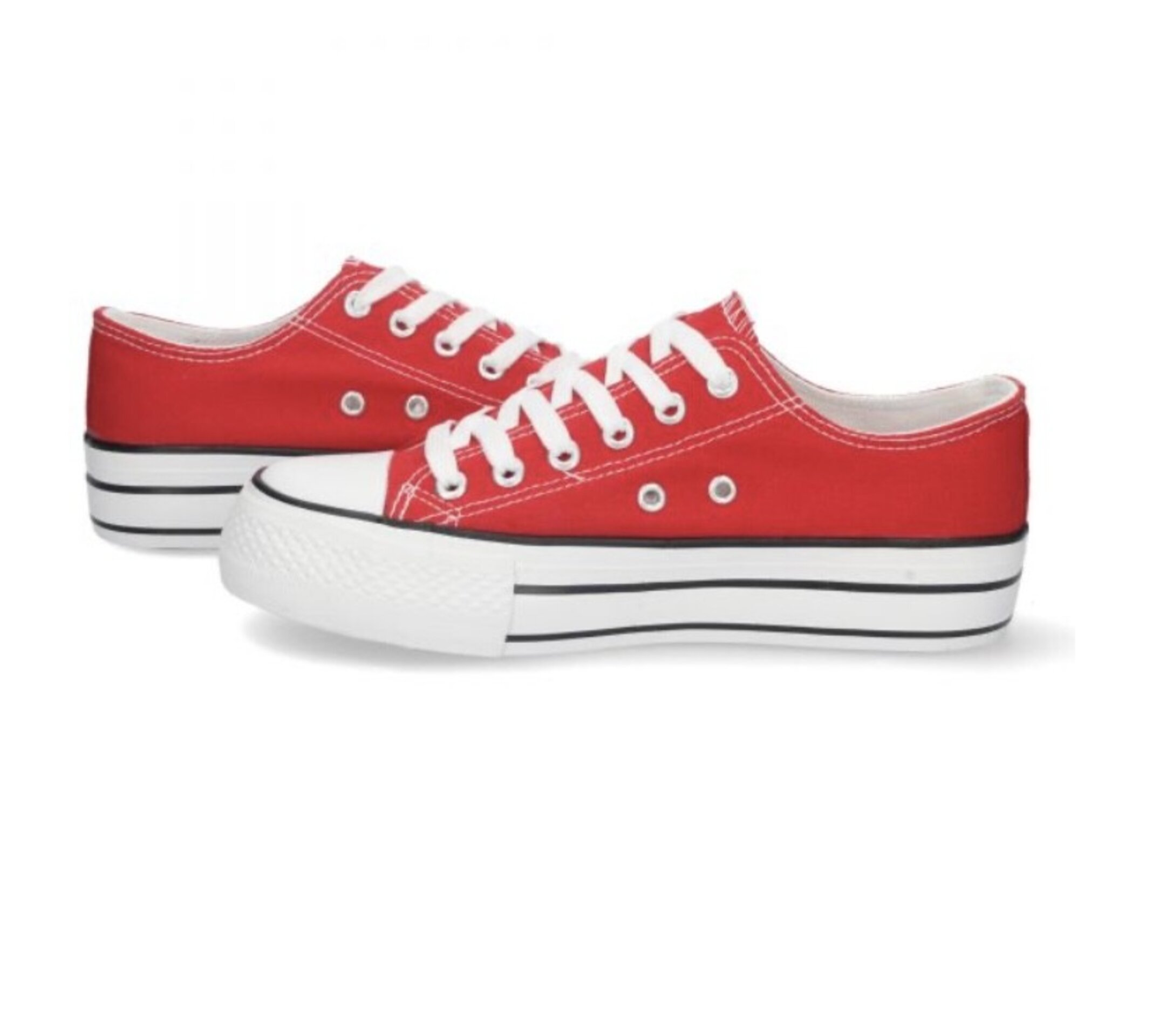 Zapatillas doble suela rojo - 5