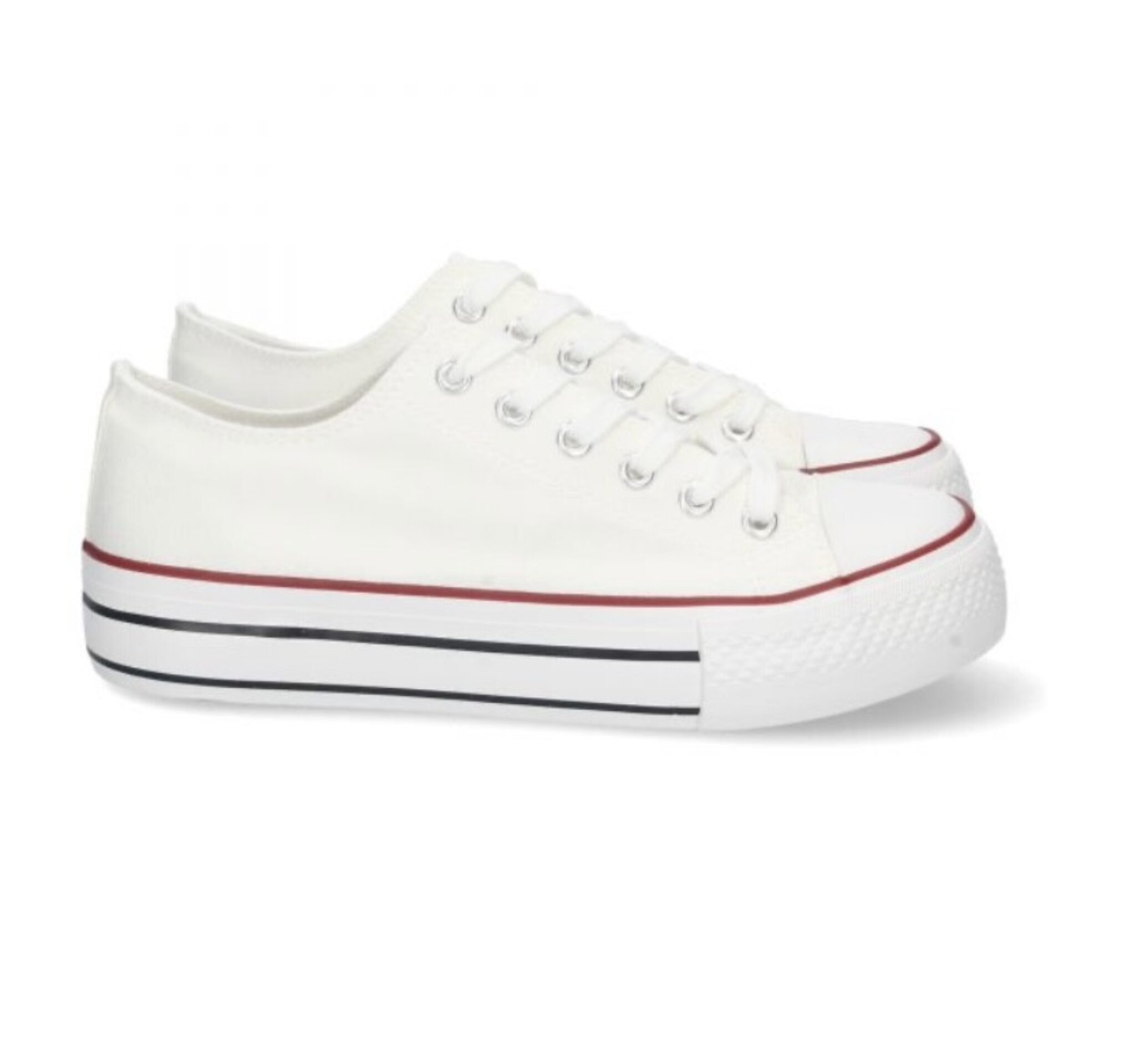 Zapatillas doble suela blanco - 1