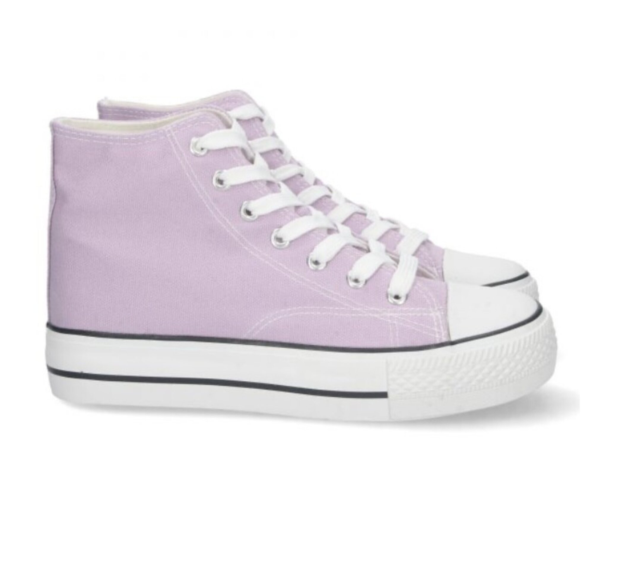 Zapatillas Fun Lila doble suela - 1