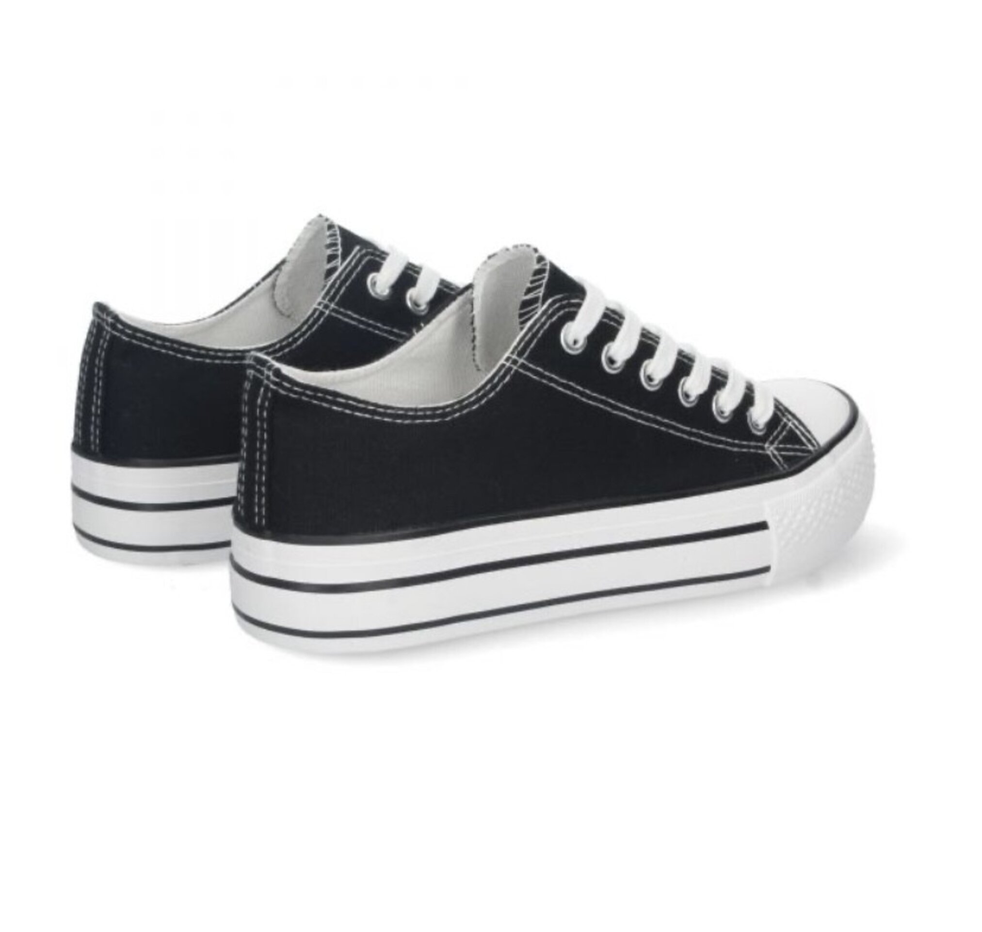 Zapatillas doble suela negro - 3