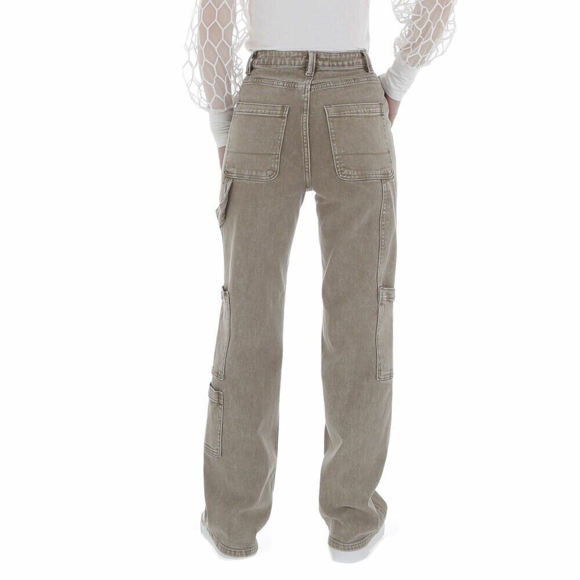 PANTALON CARGO EFECTO DESGASTADO - 2