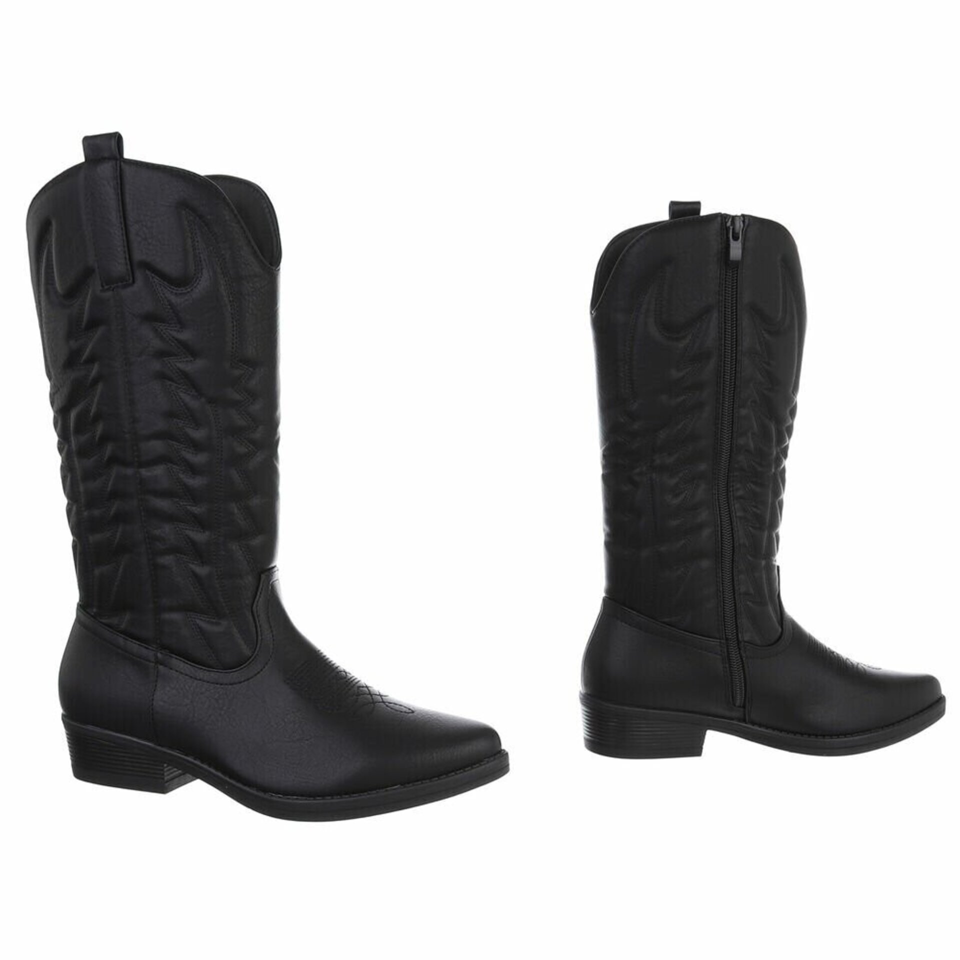 BOTAS COWBOY BIKER NEGRAS - 5