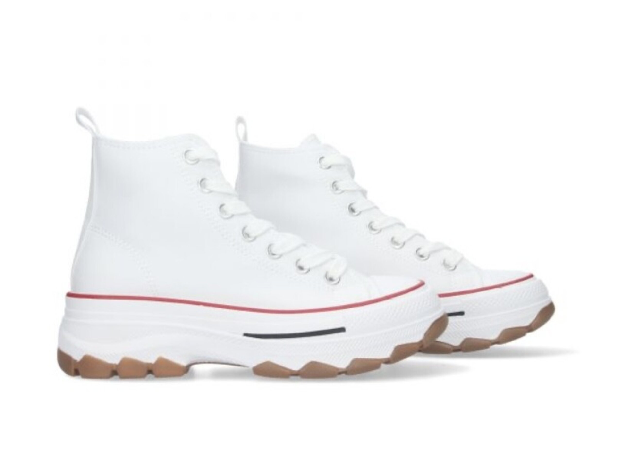 Zapatillas abotinadas Blancas - 3