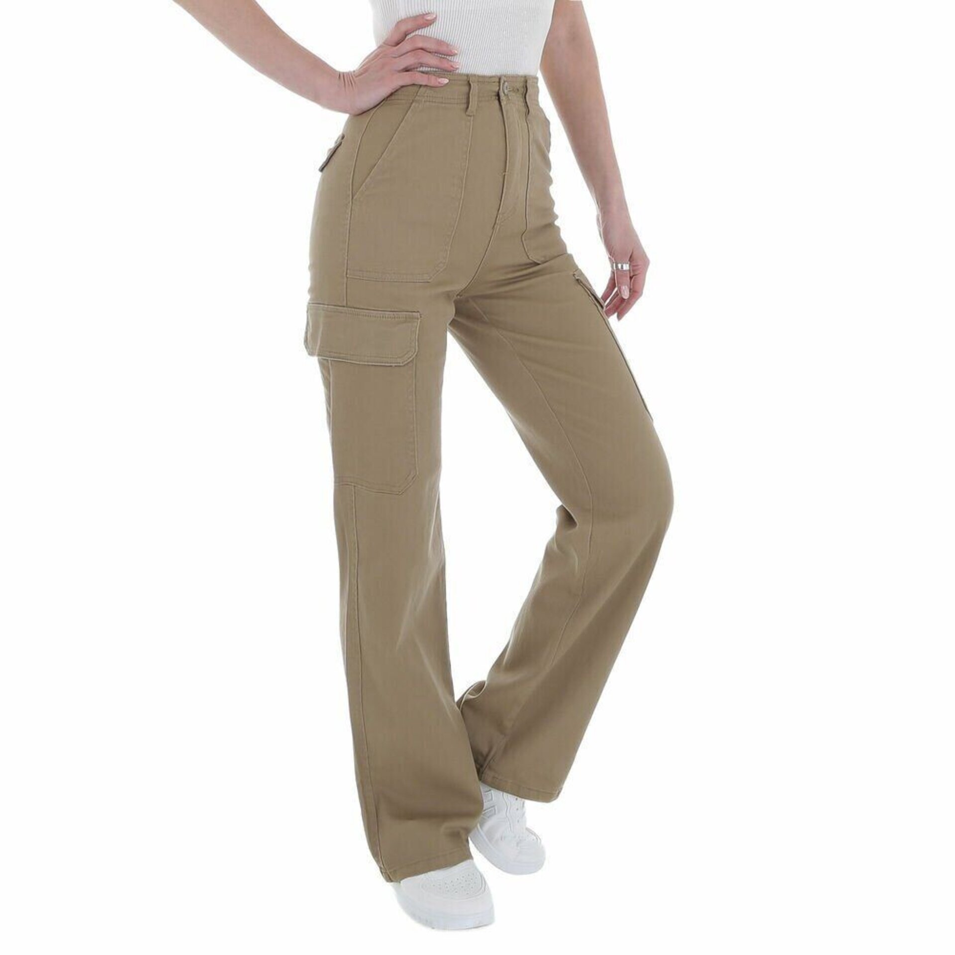 PANTALONES CARGO CAMEL - 4