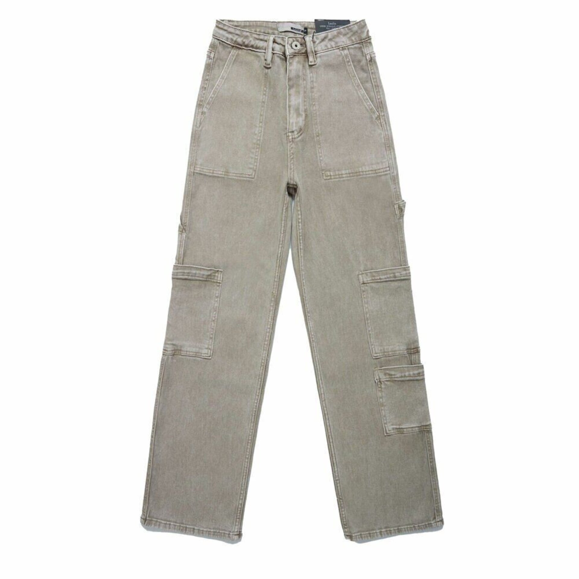 PANTALON CARGO EFECTO DESGASTADO - 4