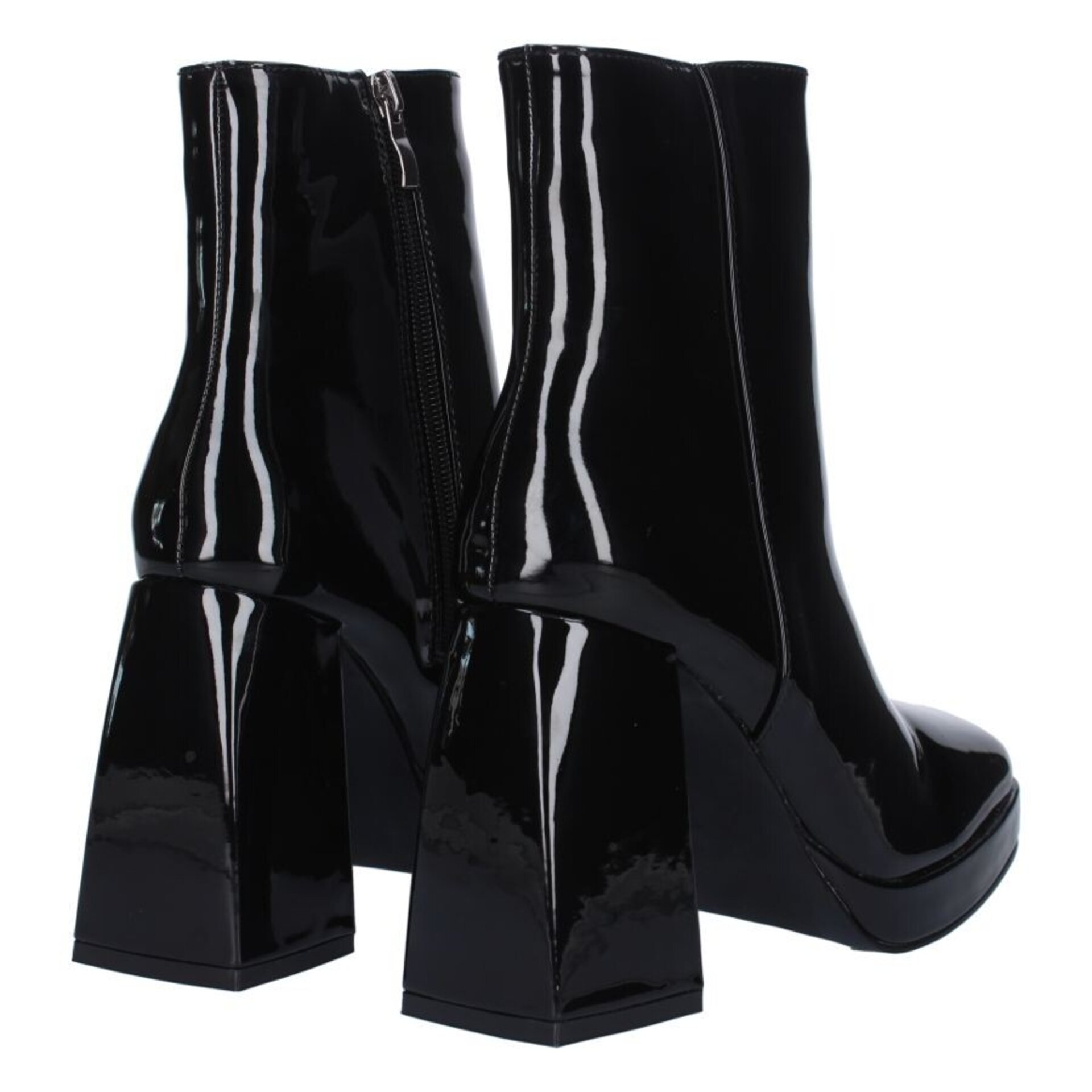 Botin tacon charol Talia - 2